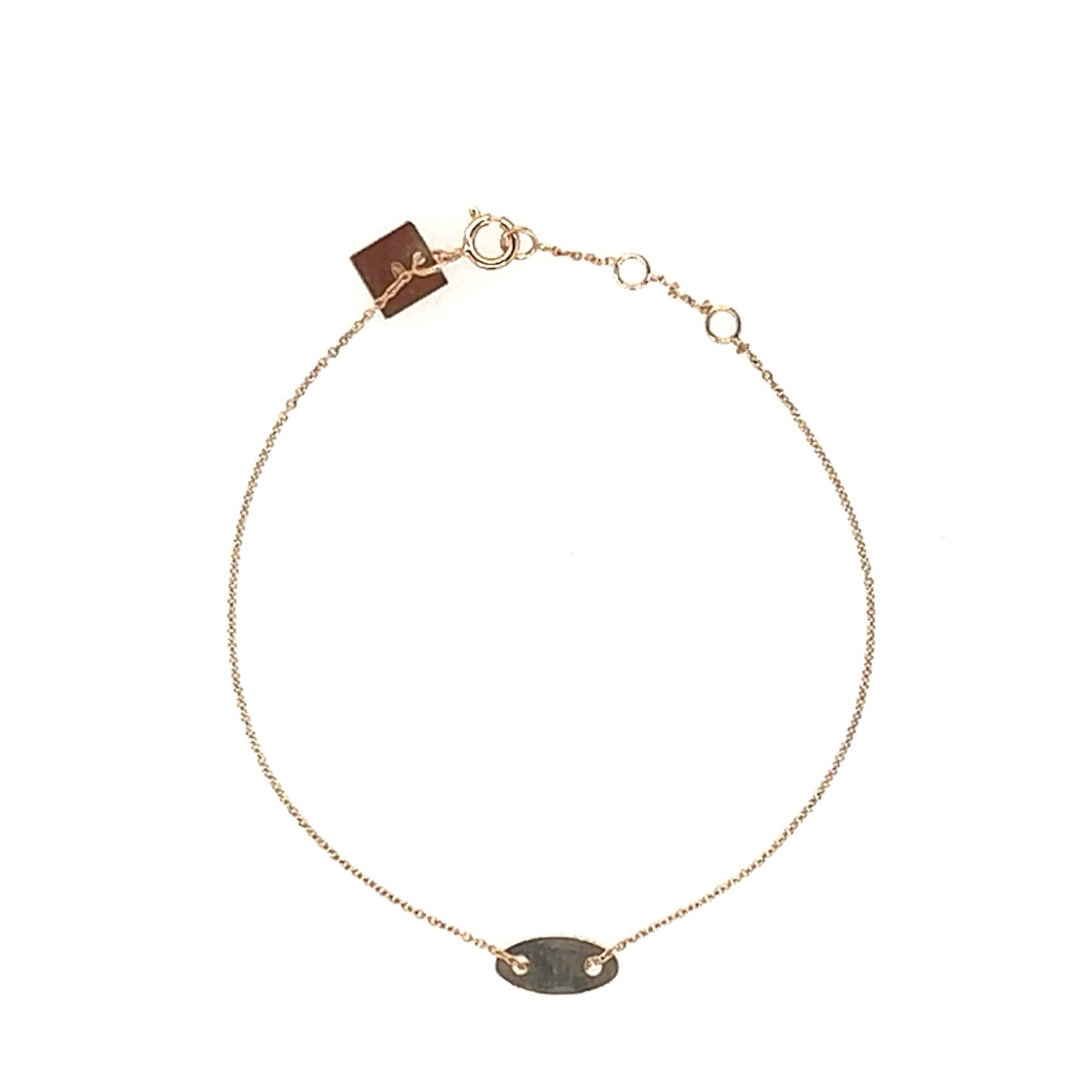 Ginette NY 18KT Oval Disc Bracelet