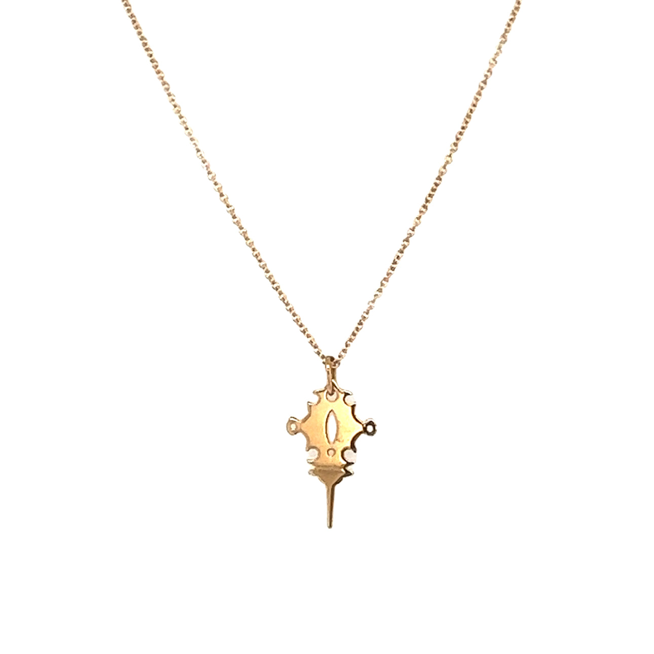 Ginette NY 18KT Mini Tanger Necklace