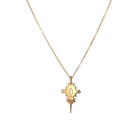 Ginette NY 18KT Mini Tanger Necklace