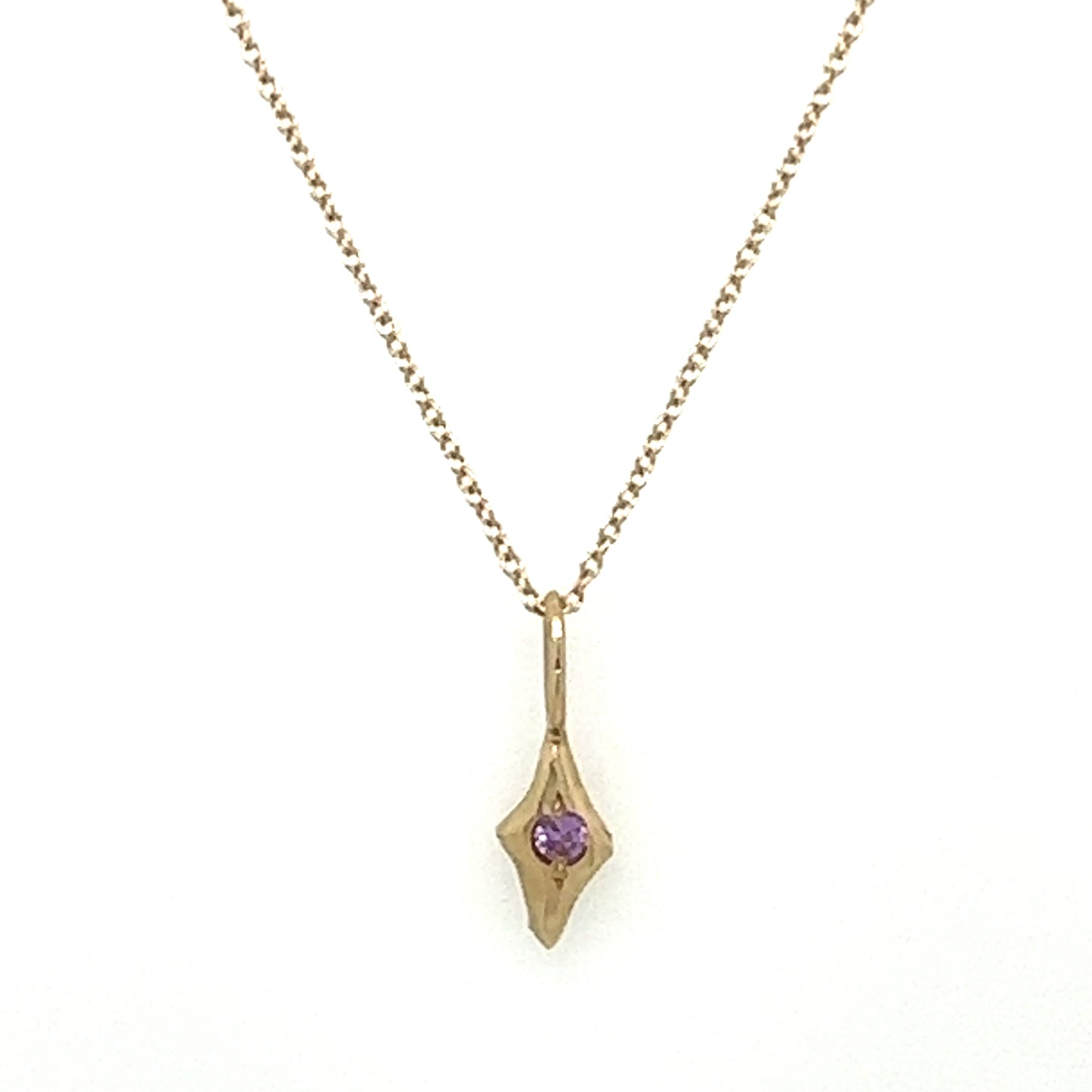 Robin Haley 14kt Montana Sapphire Pendant