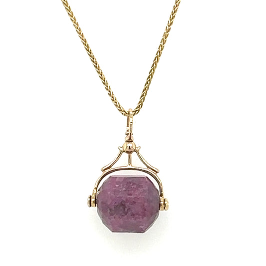 Pascale Monvoisin 9KT Malo Ruby Amulet Pendant