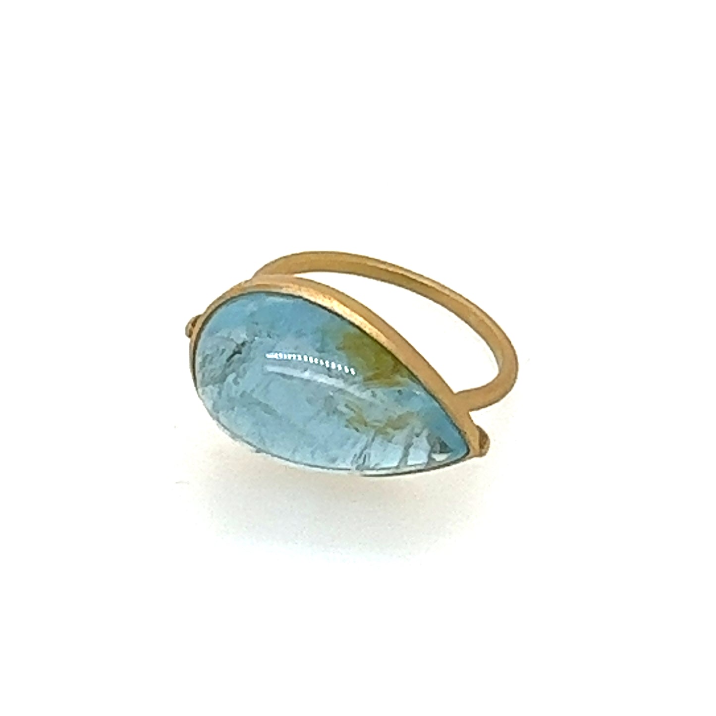 Monaka 18kt Aquamarine Ring