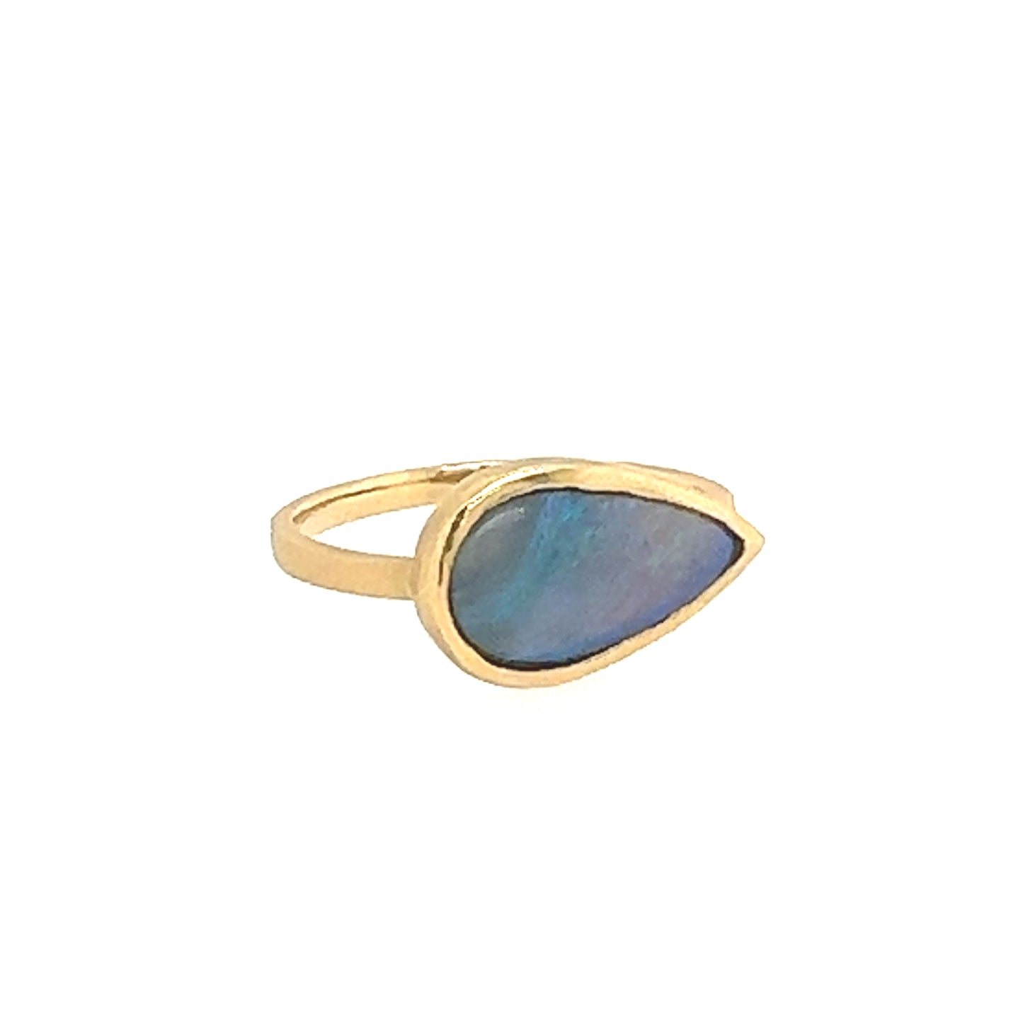 18kt Lightning Ridge Opal Ring