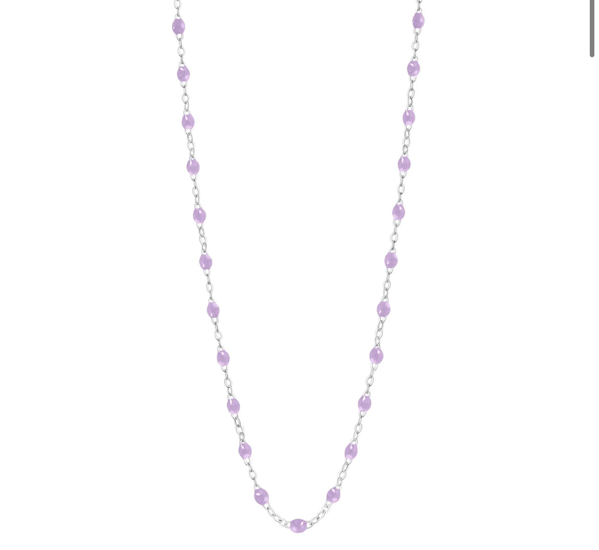 Gigi Clozeau 18kt Gold Classic Resin Necklace 16.5"