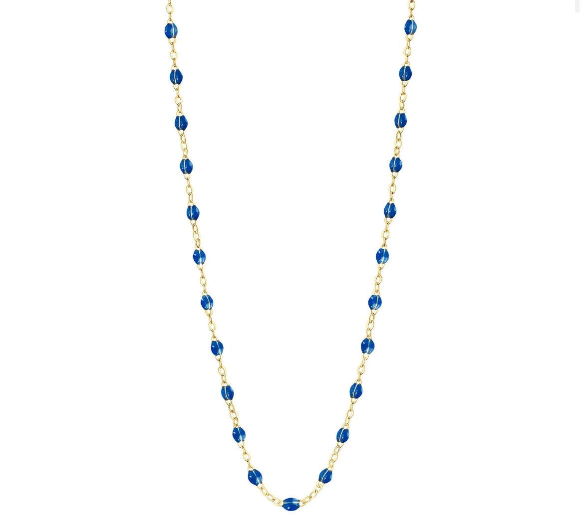 Gigi Clozeau 18kt Gold Classic Resin Necklace 19.7"