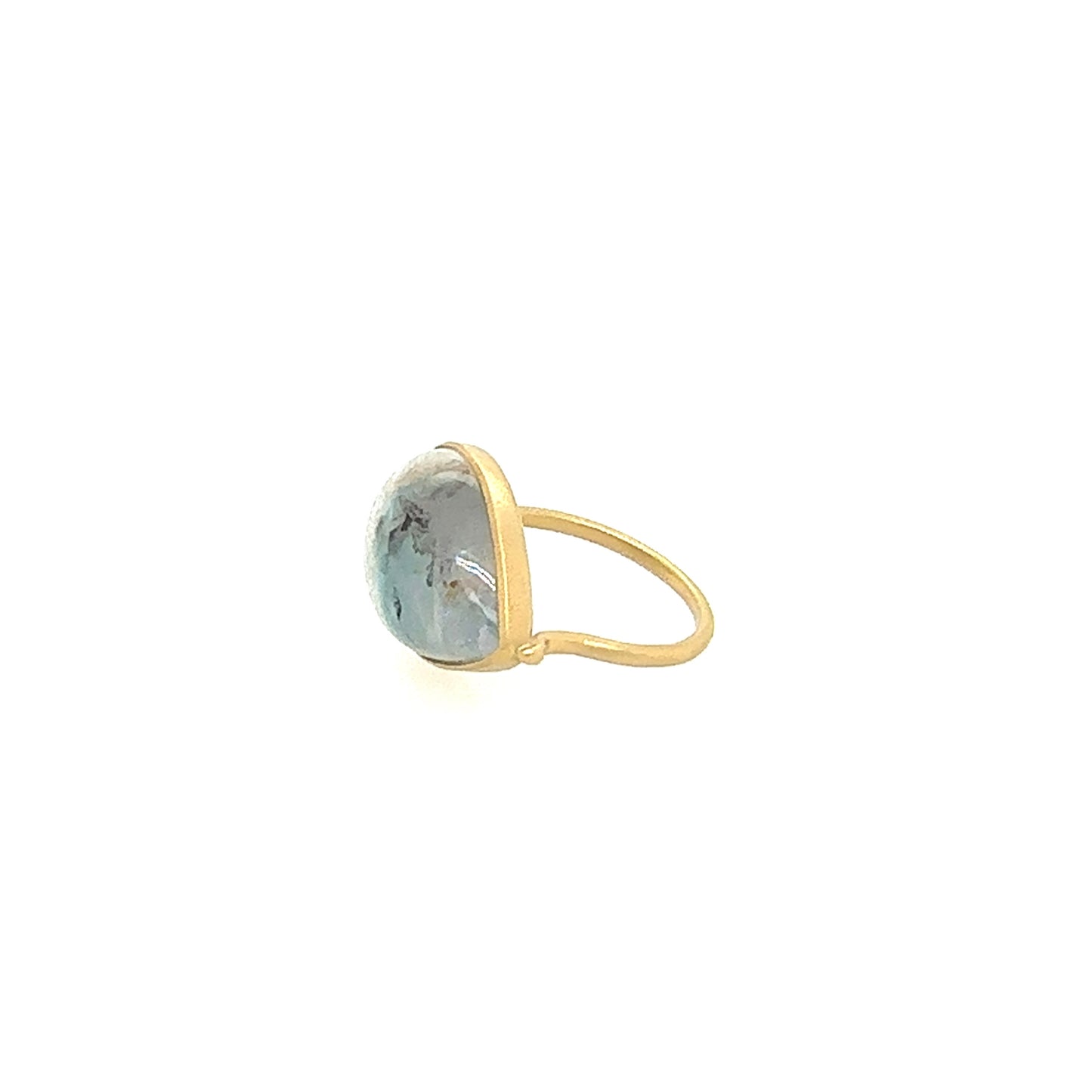 Monaka 18KT Gilalite Quartz Ring