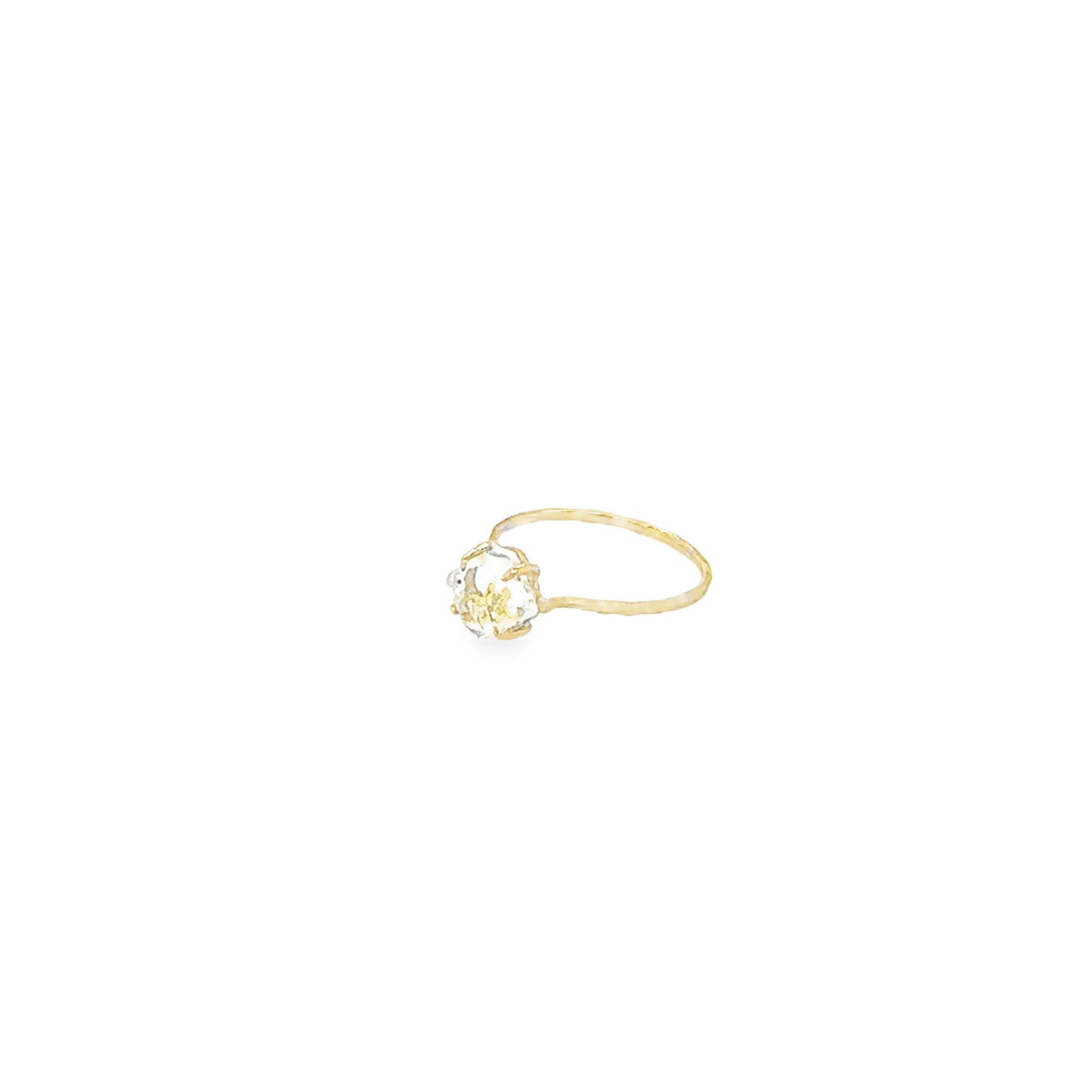 Monaka 14K Herkimer Diamond Ring