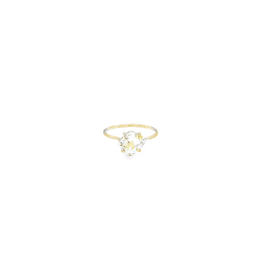 Monaka 14K Herkimer Diamond Ring