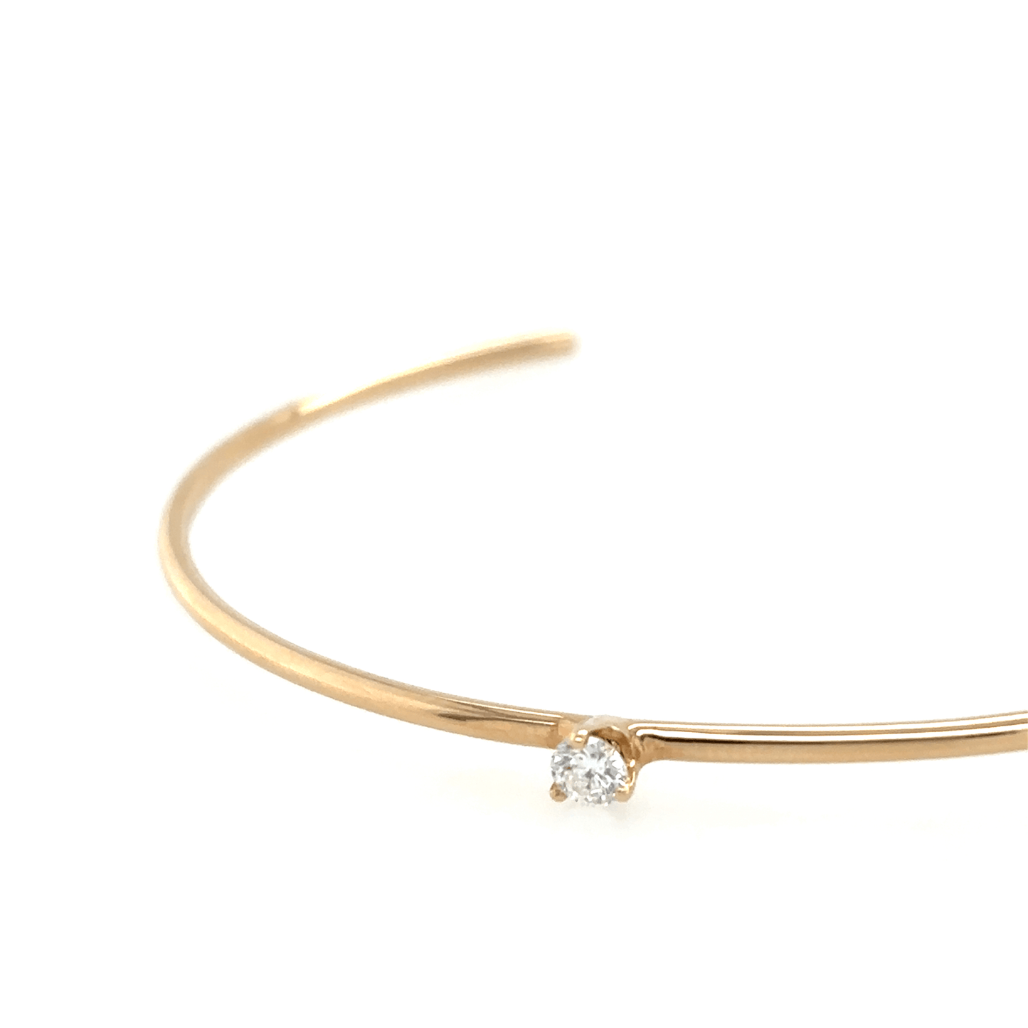 Zoë Chicco 14k Single Prong Diamond Cuff