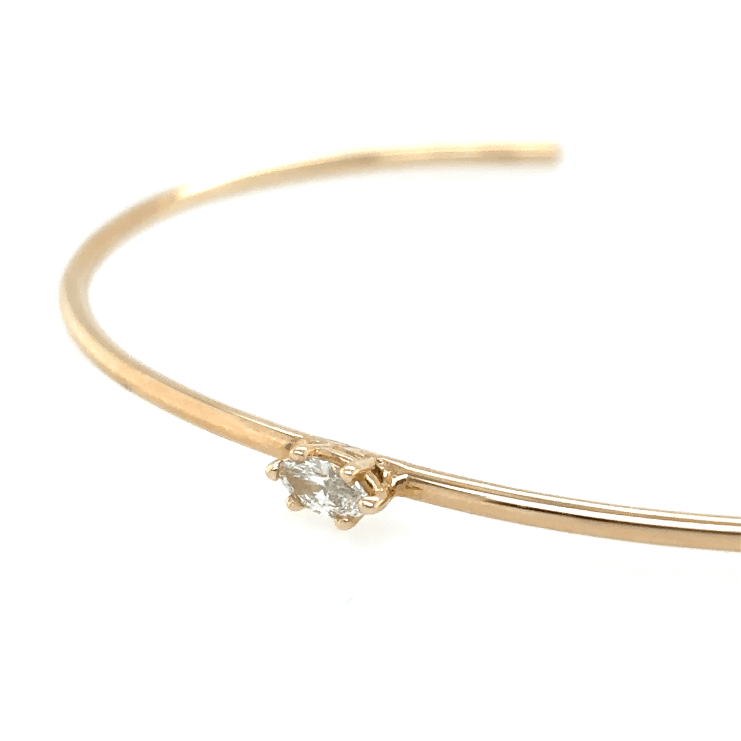 Zoë Chicco 14k Marquise Diamond Open Cuff