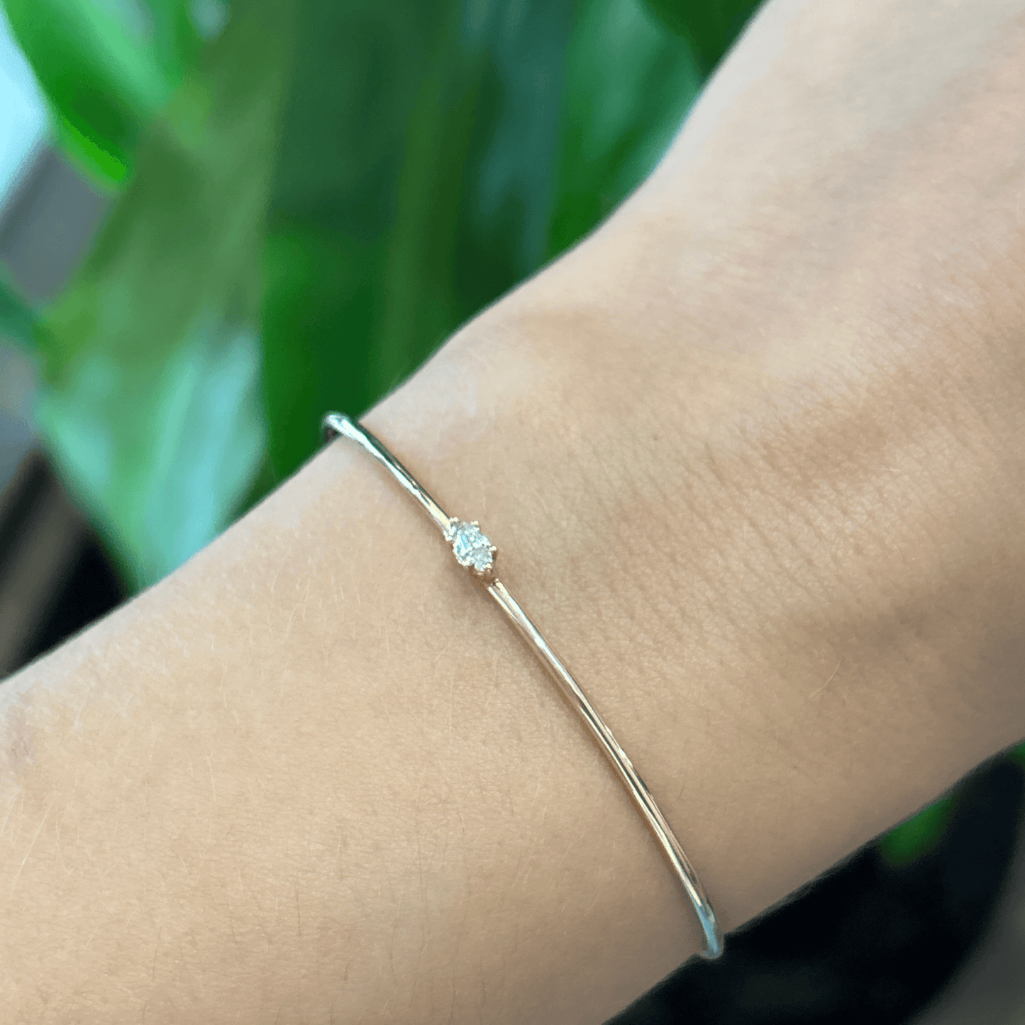 Zoë Chicco 14k Marquise Diamond Open Cuff