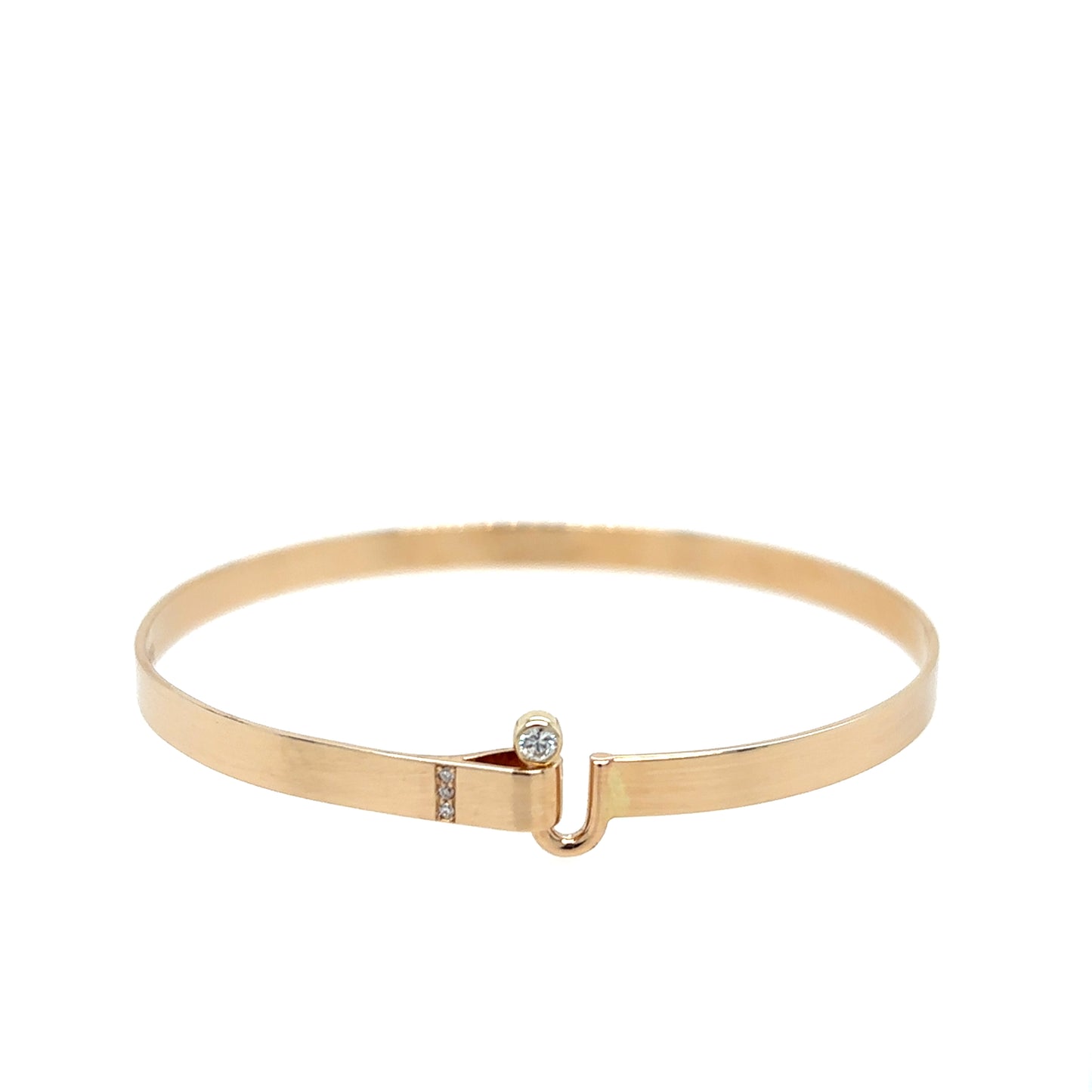 Zoë Chicco 14k Diamond Flat Wire Bracelet