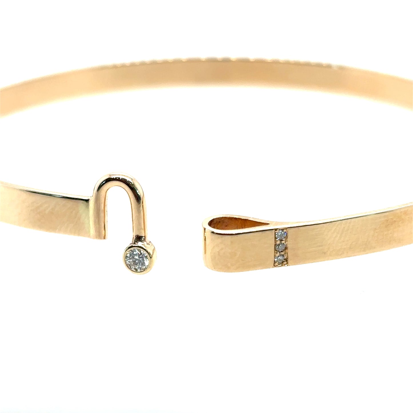 Zoë Chicco 14k Diamond Flat Wire Bracelet