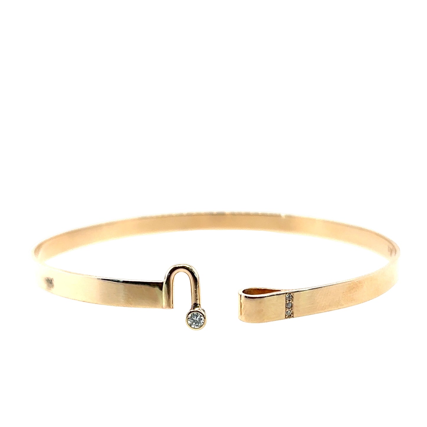Zoë Chicco 14k Diamond Flat Wire Bracelet