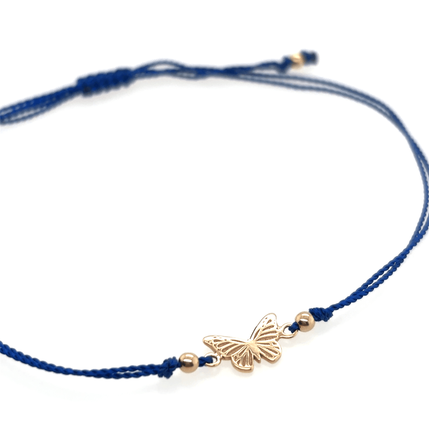 Zoë Chicco 14k Midi Bitty Butterfly Cord Bracelet