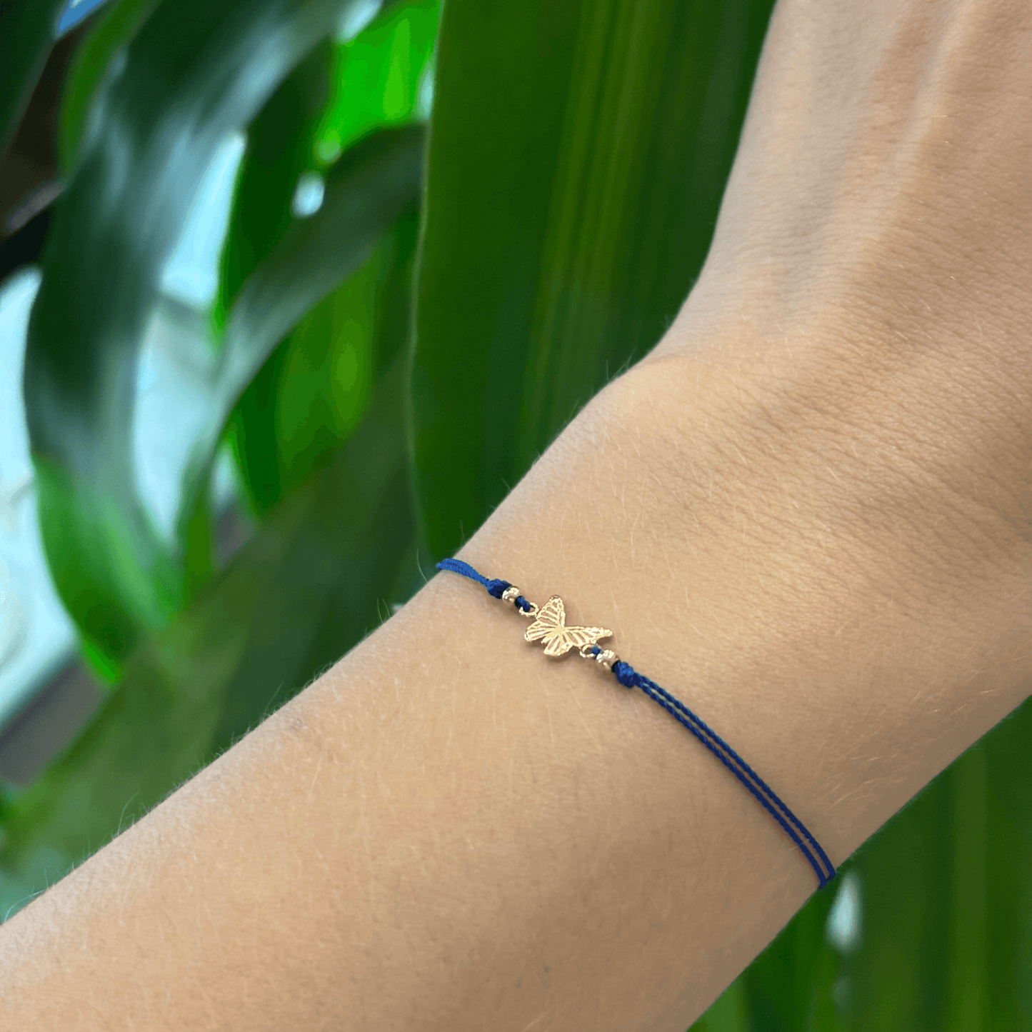 Zoë Chicco 14k Midi Bitty Butterfly Cord Bracelet