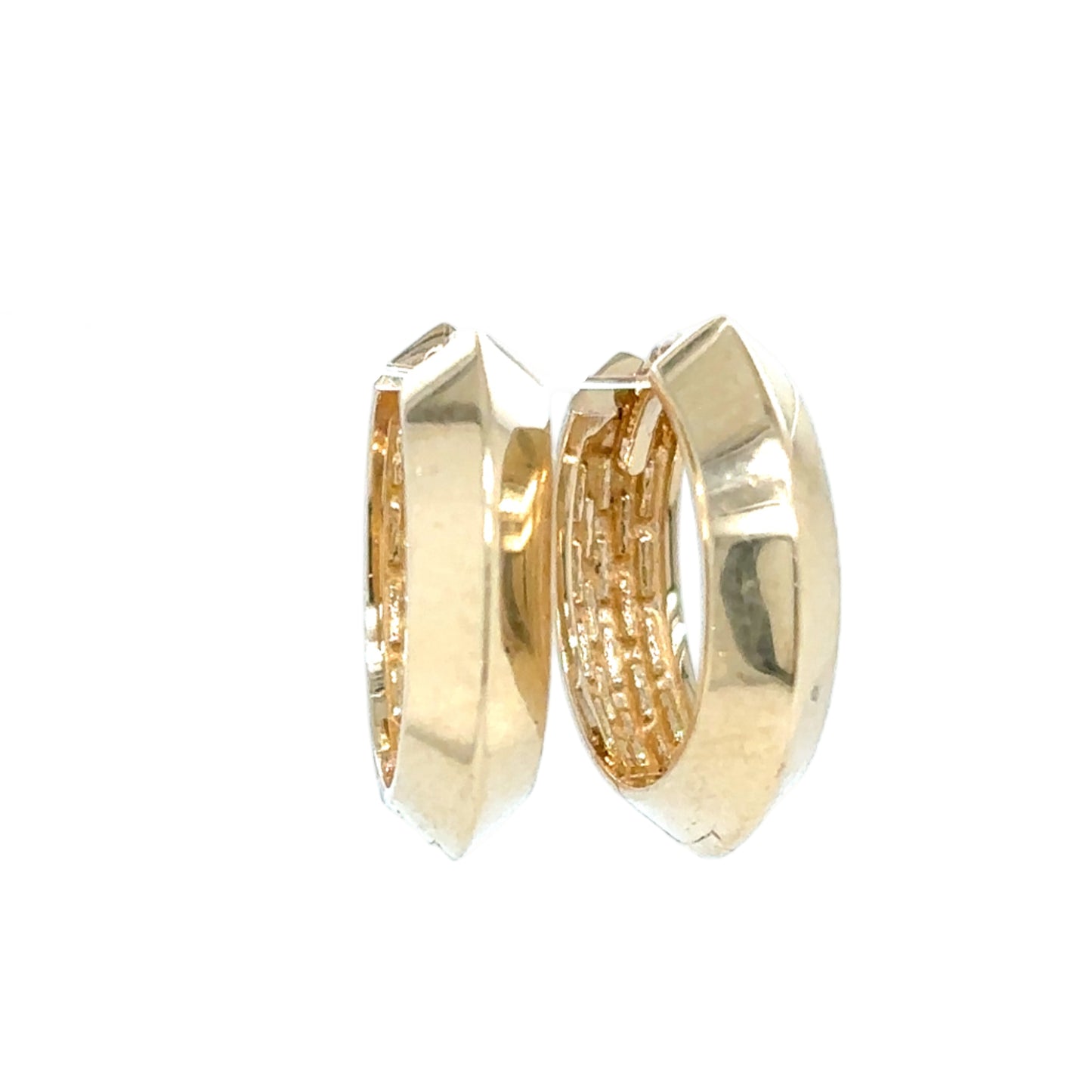 Zoë Chicco 14KT Knife Edge Huggie Earrings