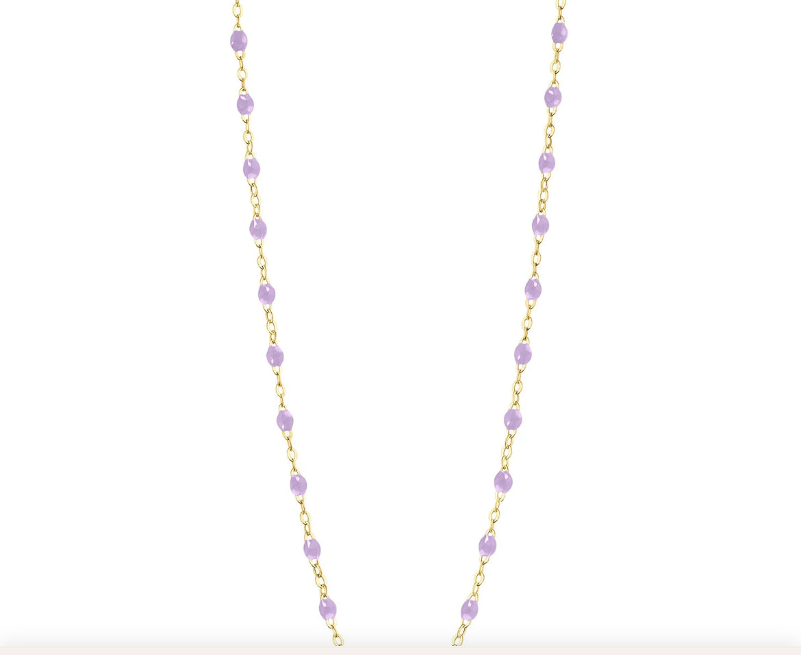 Gigi Clozeau 18kt Gold Classic Resin Necklace 16.5"