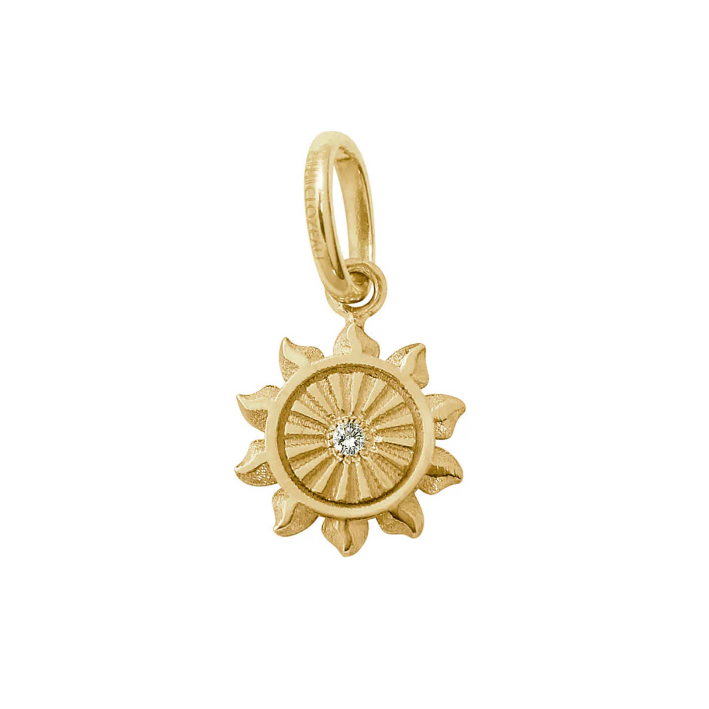 Gigi Clozeau 18kt Lucky Sun Diamond Pendant