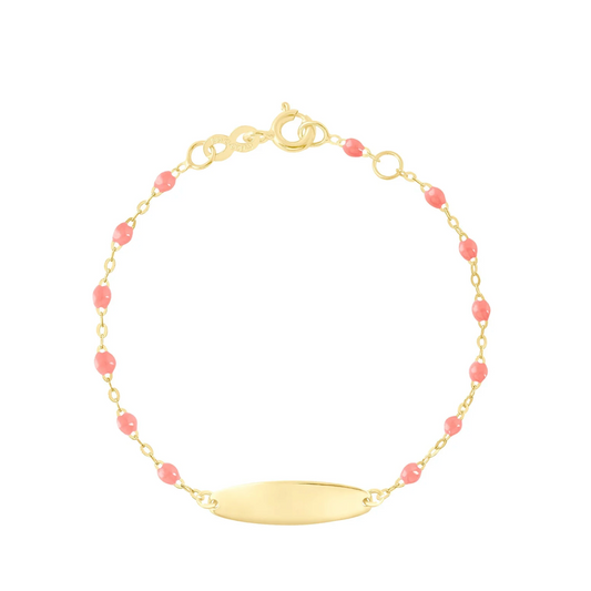 Gigi Clozeau 18kt Little Gigi Child Classic Bracelet with Engravable Plaque
