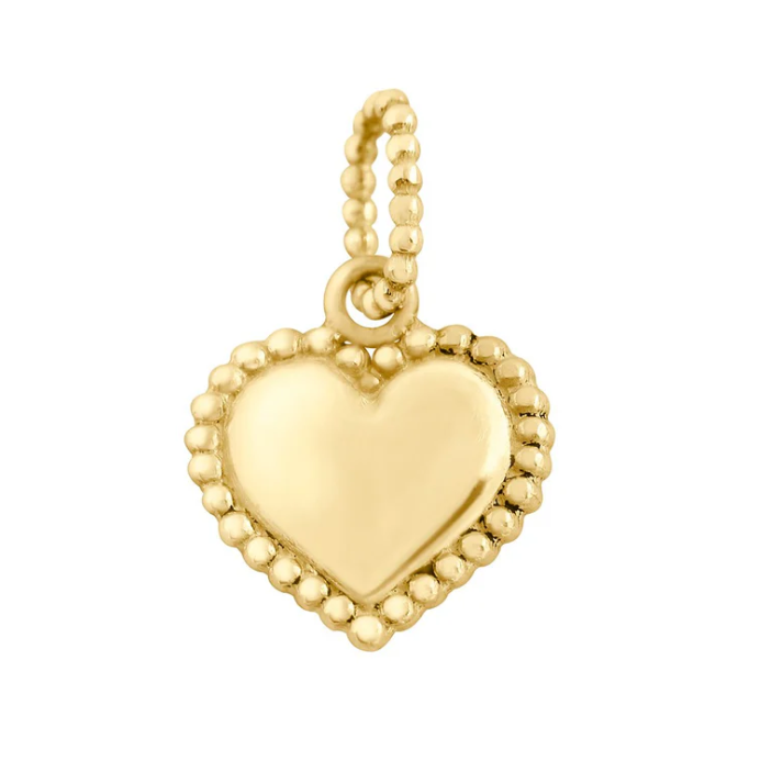 Gigi Clozeau 18kt Lucky Heart Charm