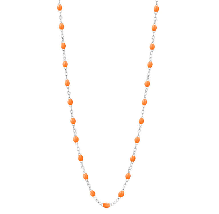 Gigi Clozeau 18kt Gold Classic Resin Necklace 16.5"