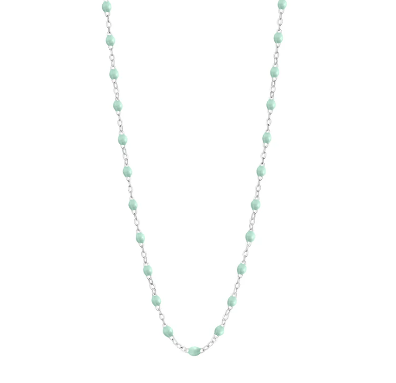 Gigi Clozeau 18kt Gold Classic Resin Necklace 16.5"