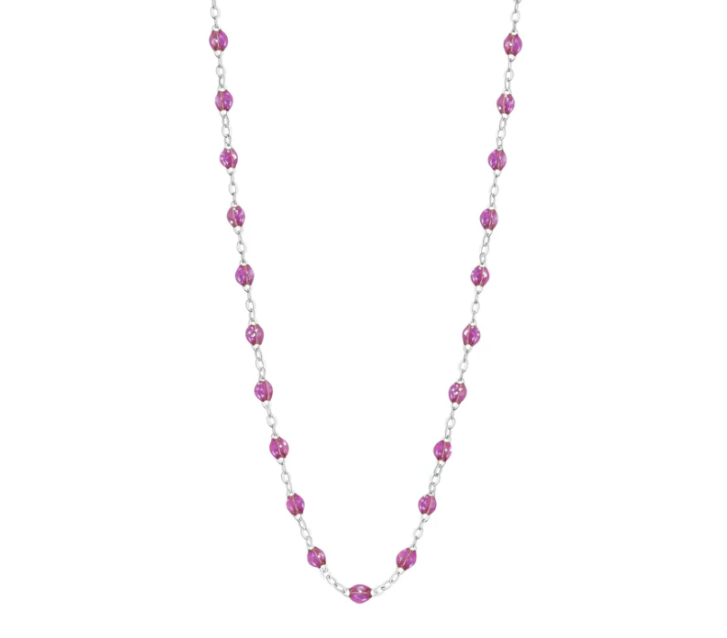 Gigi Clozeau 18kt Gold Classic Resin Necklace 16.5"