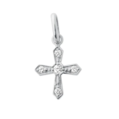Gigi Clozeau 18kt Classic Vintage Cross Pendant