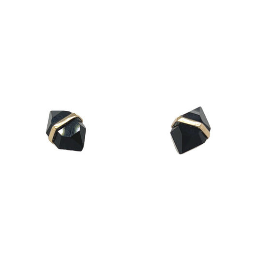 Melissa Joy Manning 14KT Herkimer-Cut Onyx Stud Earrings