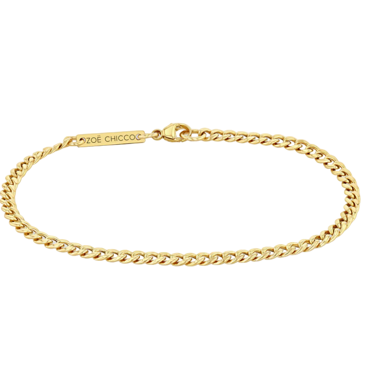 Zoë Chicco 14k Small Curb Chain Bracelet