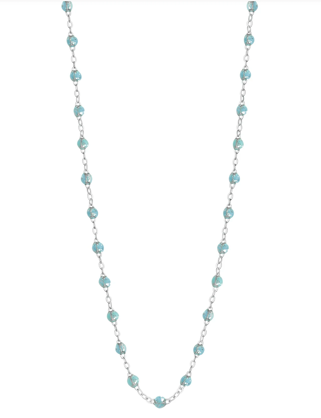 Gigi Clozeau 18kt Gold Classic Resin Necklace 17.7"