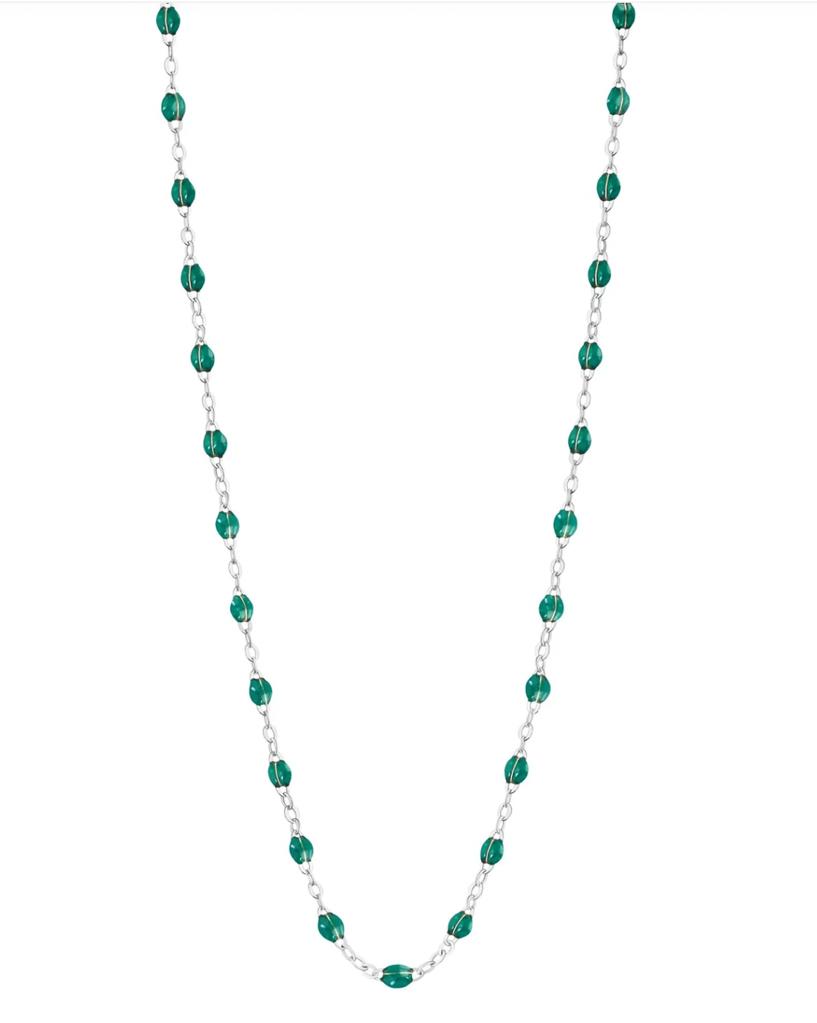 Gigi Clozeau 18kt Gold Classic Resin Necklace 17.7"