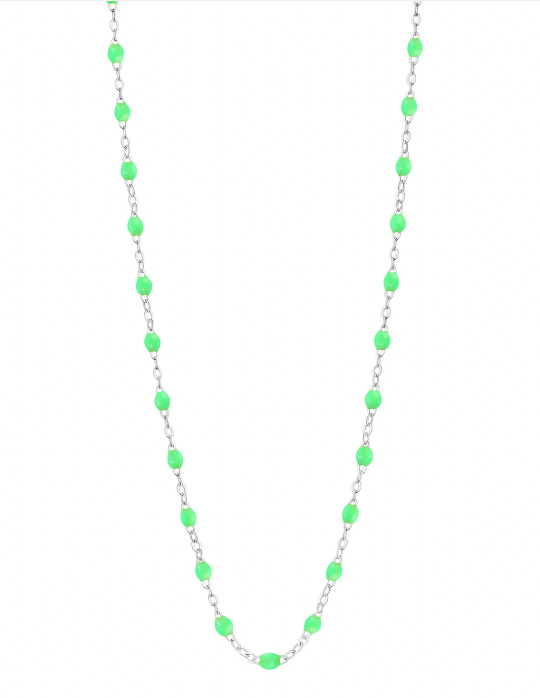 Gigi Clozeau 18kt Gold Classic Resin Necklace 17.7"