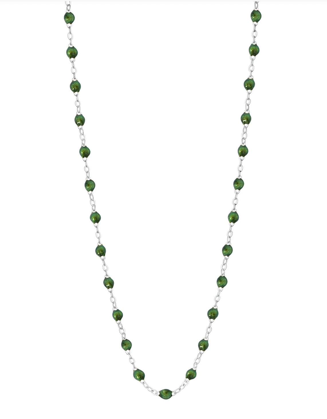 Gigi Clozeau 18kt Gold Classic Resin Necklace 17.7"