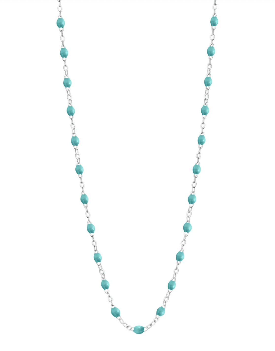 Gigi Clozeau 18kt Gold Classic Resin Necklace 17.7"