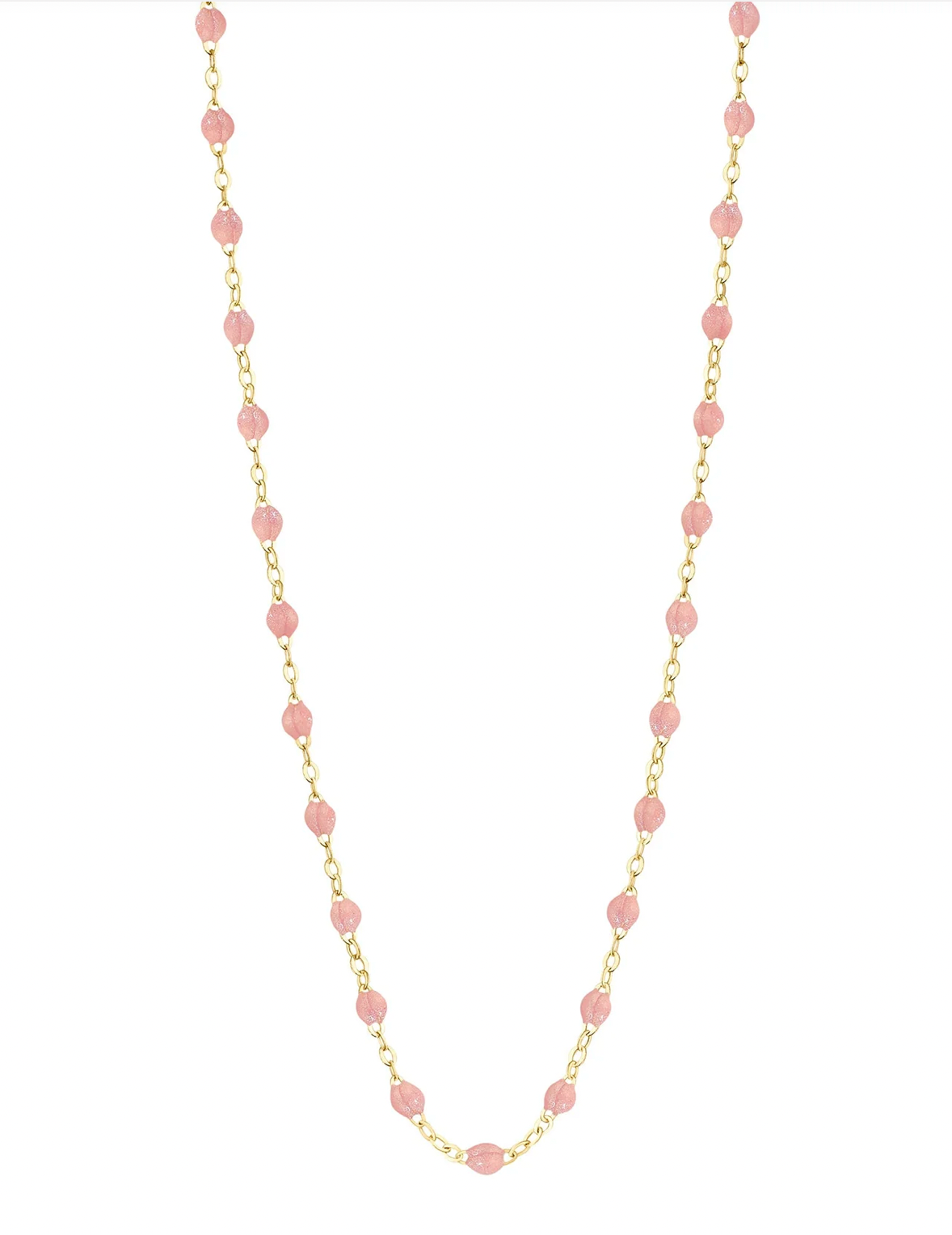 Gigi Clozeau 18kt Gold Classic Resin Necklace 17.7"
