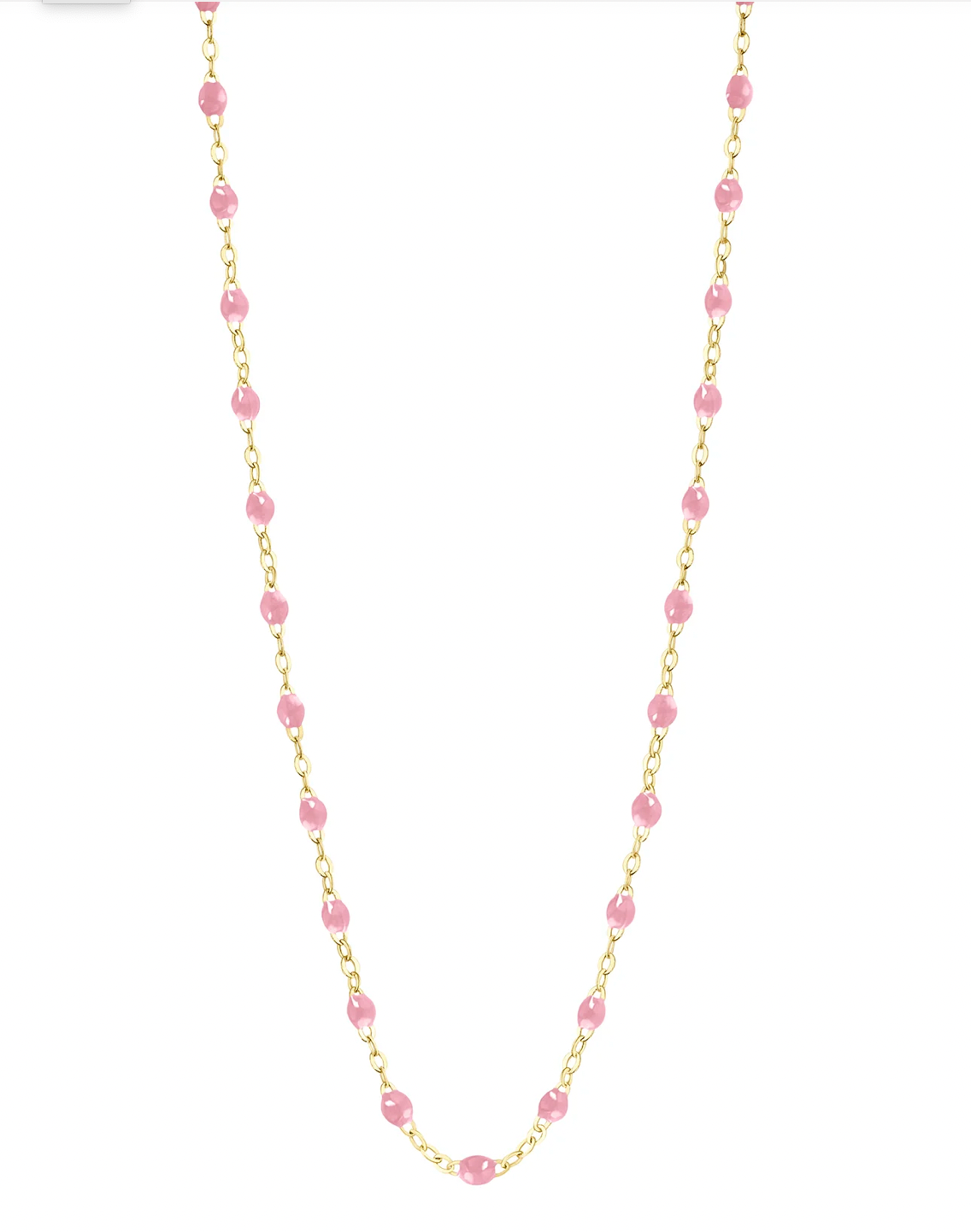 Gigi Clozeau 18kt Gold Classic Resin Necklace 17.7"