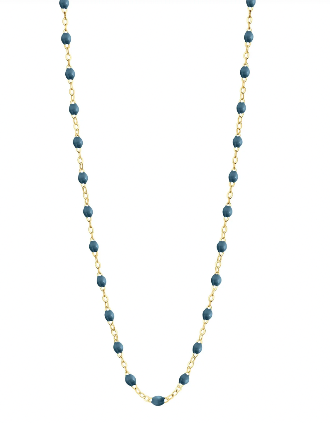 Gigi Clozeau 18kt Gold Classic Resin Necklace 17.7"