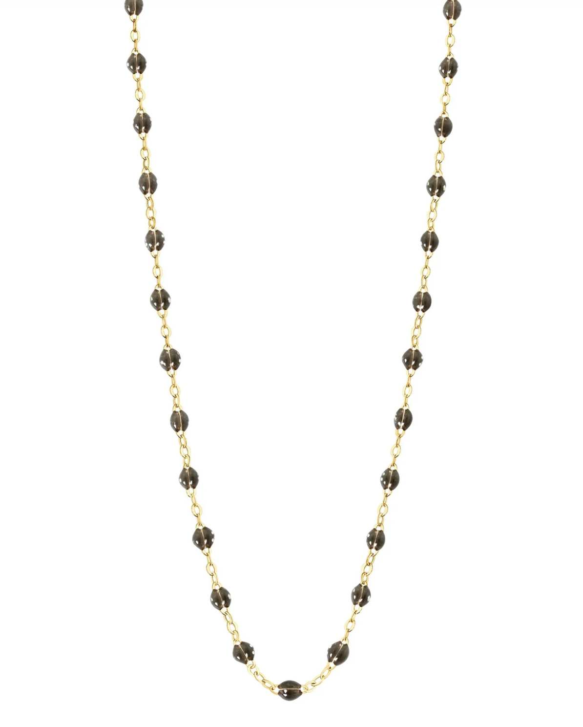 Gigi Clozeau 18kt Gold Classic Resin Necklace 17.7"
