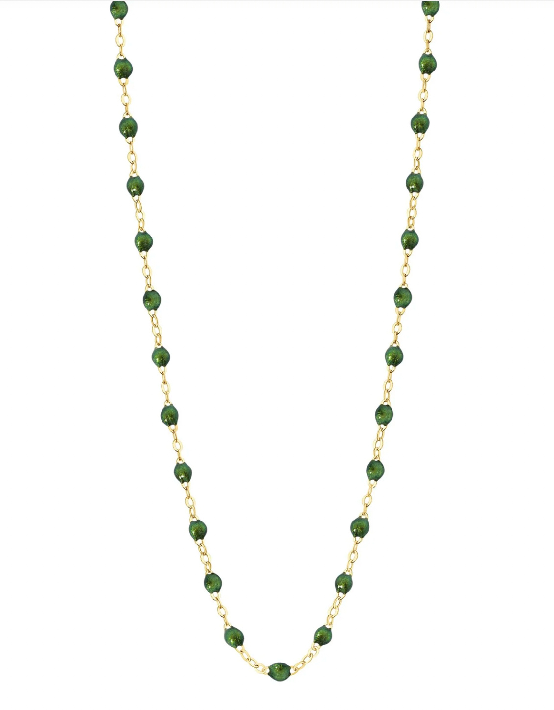 Gigi Clozeau 18kt Gold Classic Resin Necklace 17.7"