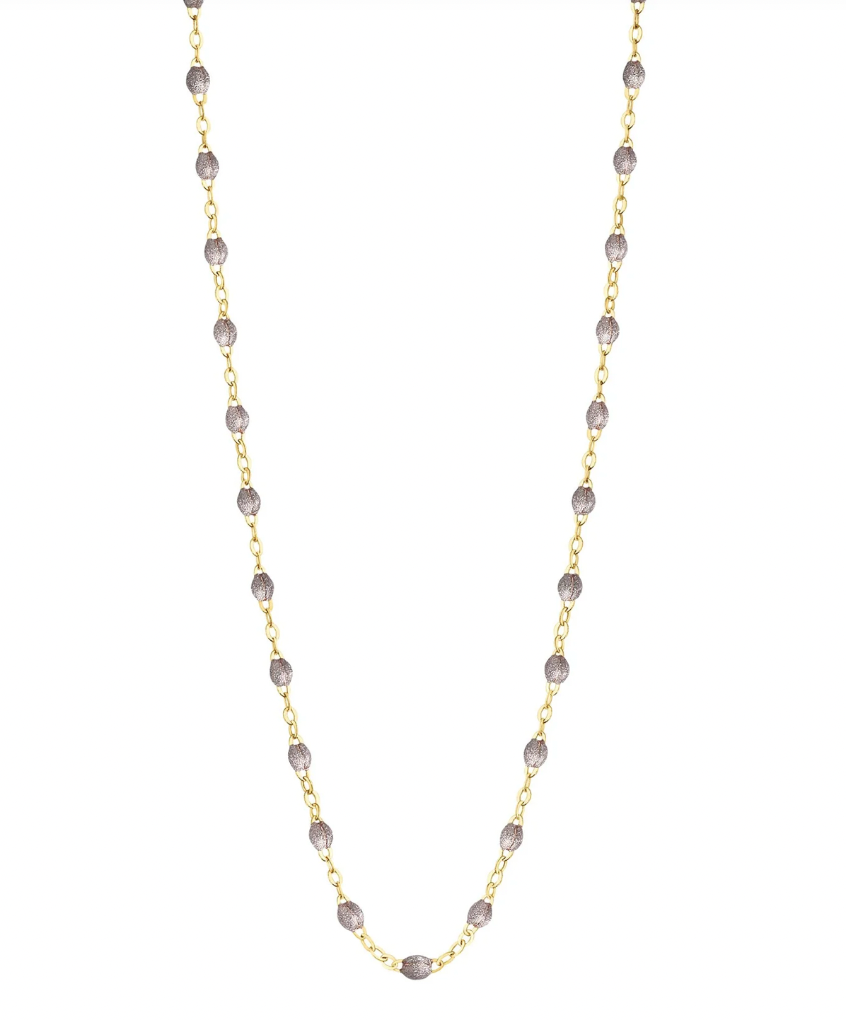 Gigi Clozeau 18kt Gold Classic Resin Necklace 17.7"