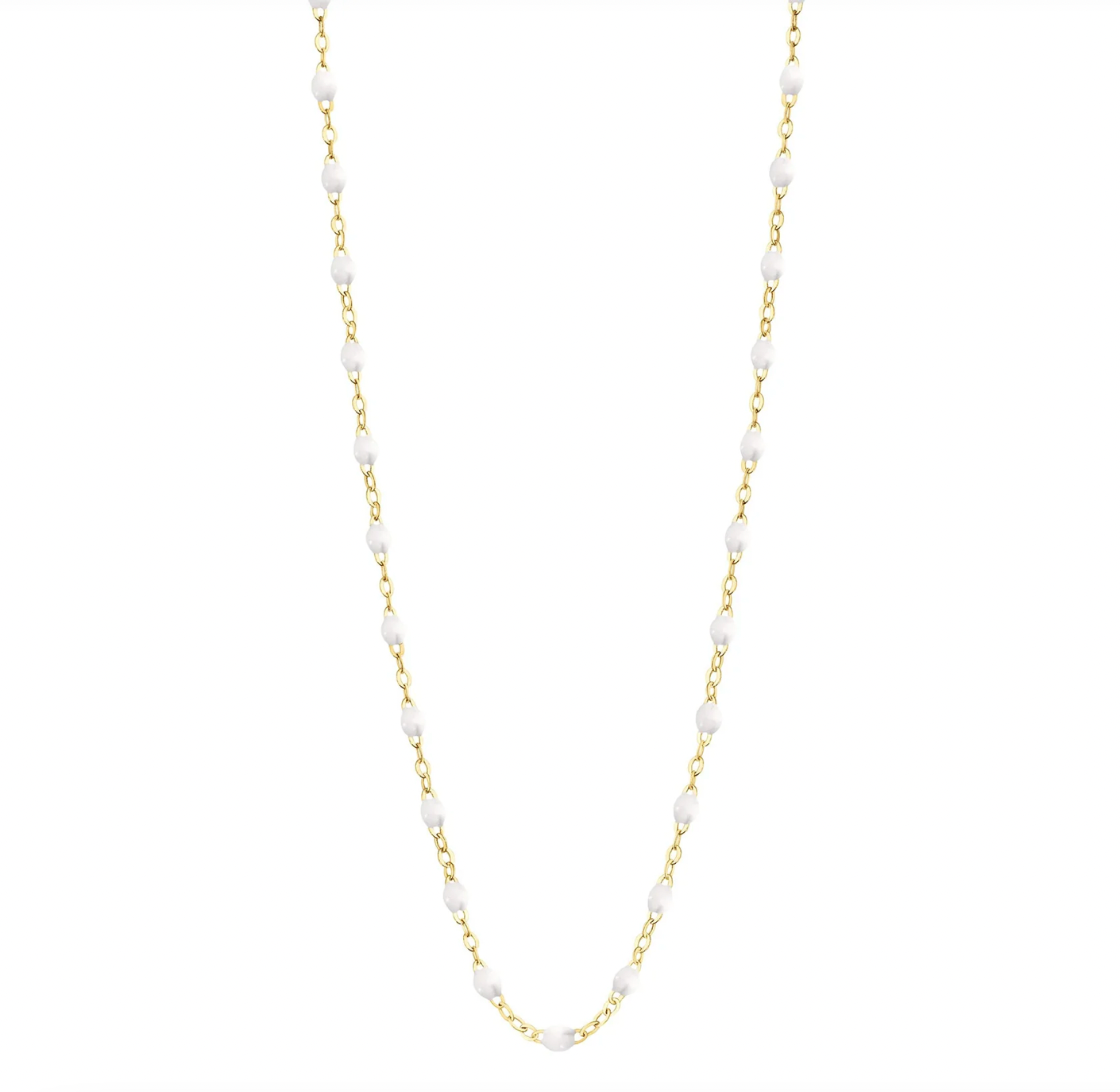 Gigi Clozeau 18kt Gold Classic Resin Necklace 19.7"