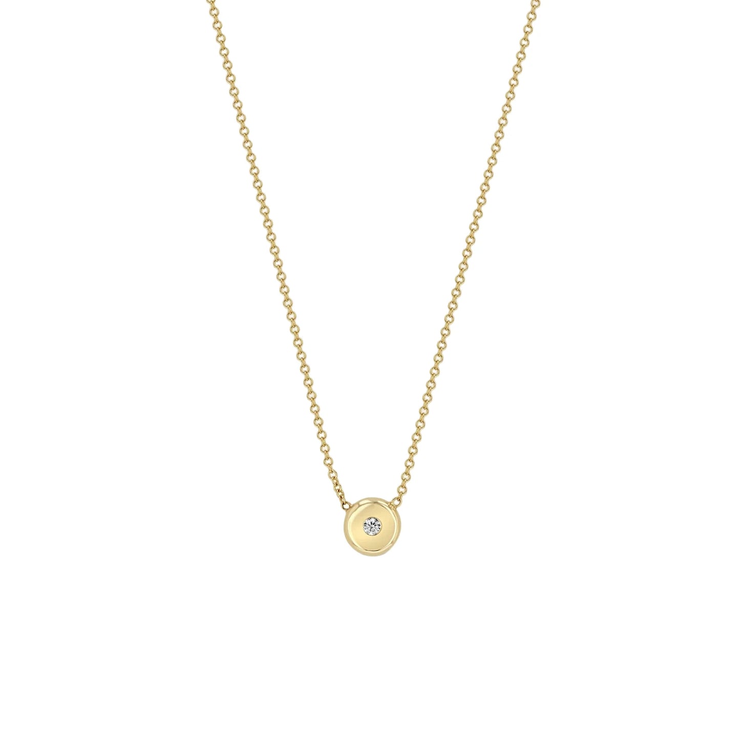 Zoë Chicco 14k Diamond Nugget Necklace