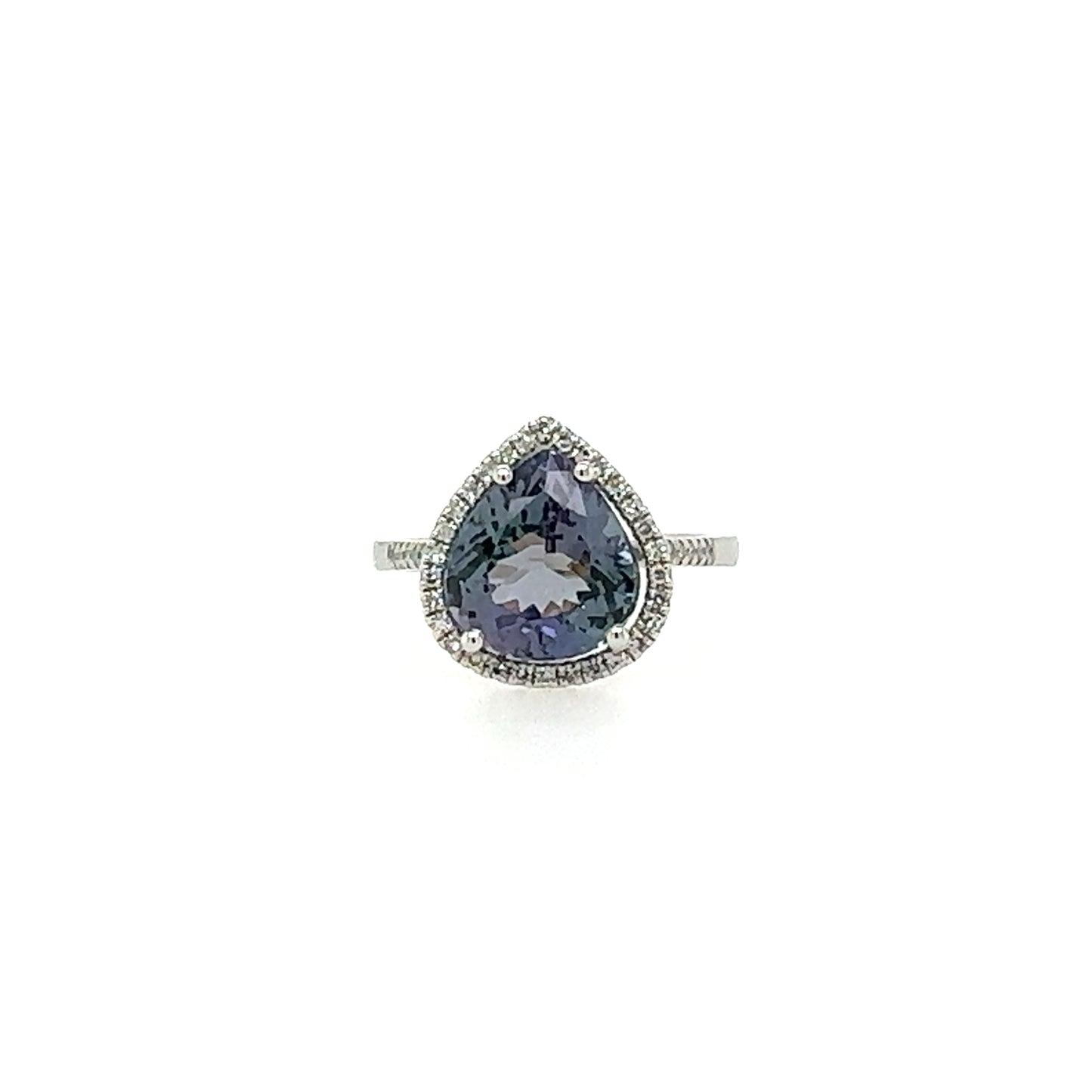 14kt Tanzanite and Diamond Ring