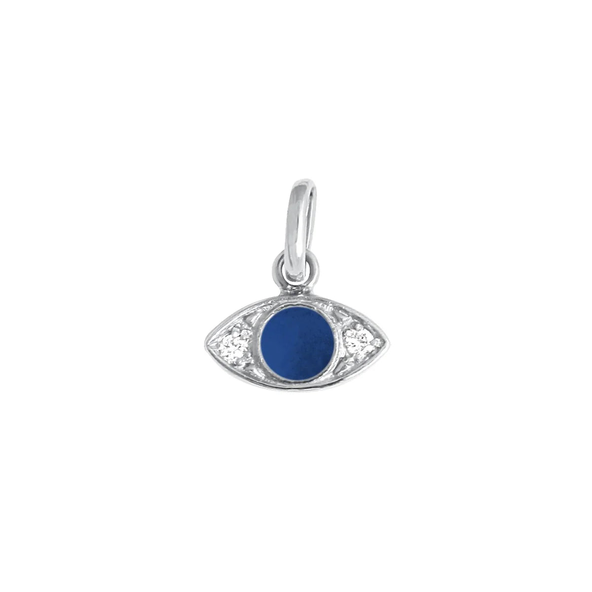 Gigi Clozeau 18kt Diamond Resin Eye Charm