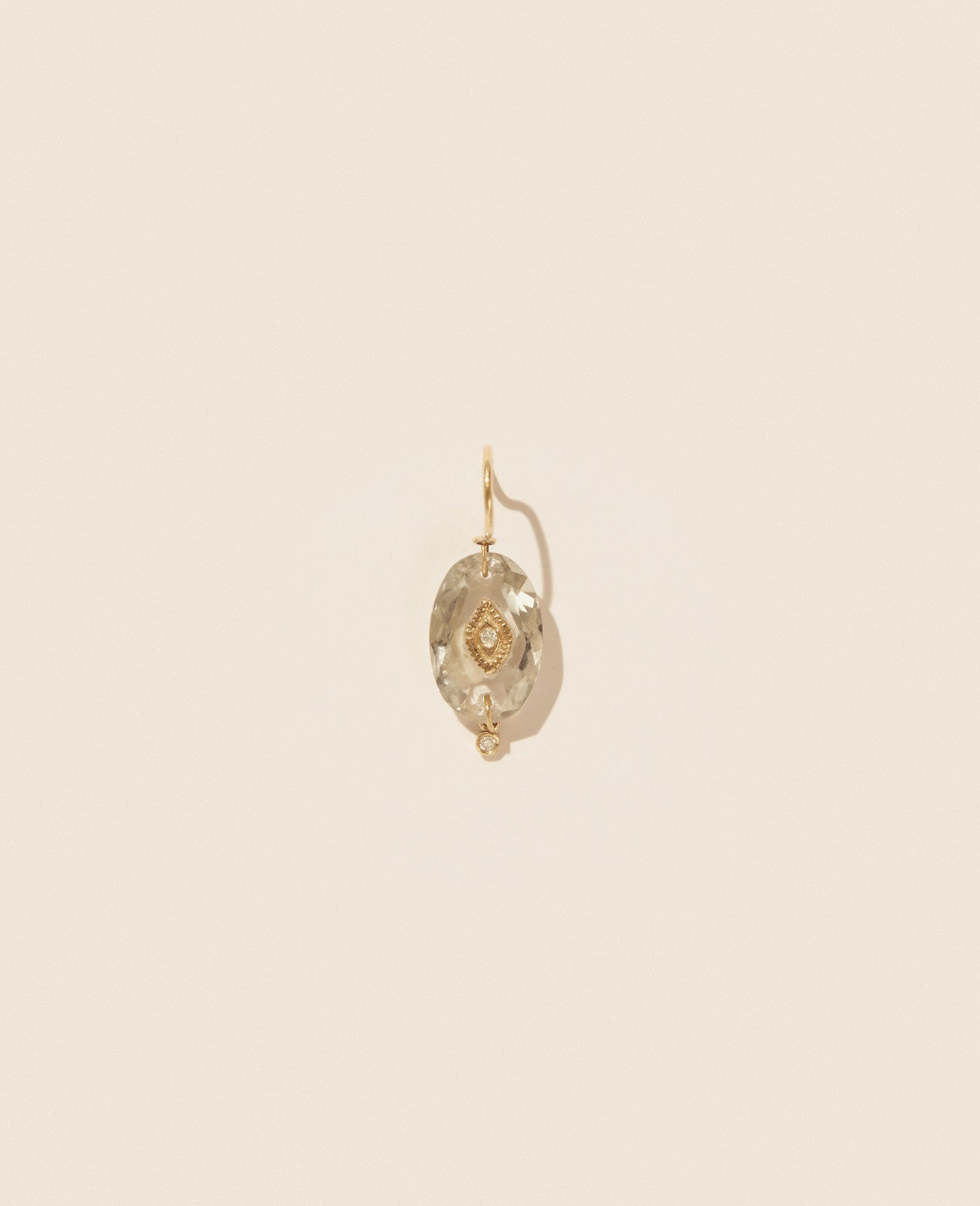 Pascale Monvoisin 9K SOUAD Green Amethyst and Diamond Earrings (Copy)