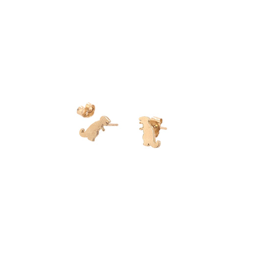 Ariel Gordon 14kt Yellow Gold T-Rex Studs Pair