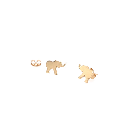 Ariel Gordon 14kt Yellow Gold Elephant Studs Pair