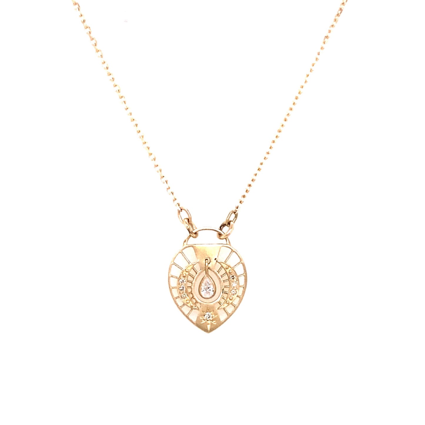 Celine Daoust 14k Diamond Dream Catcher Necklace